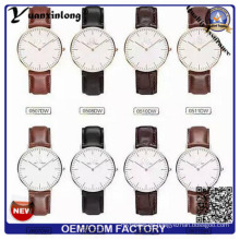 Cuero italiano de calidad Movt Japón moda YXL-654 correas relojes